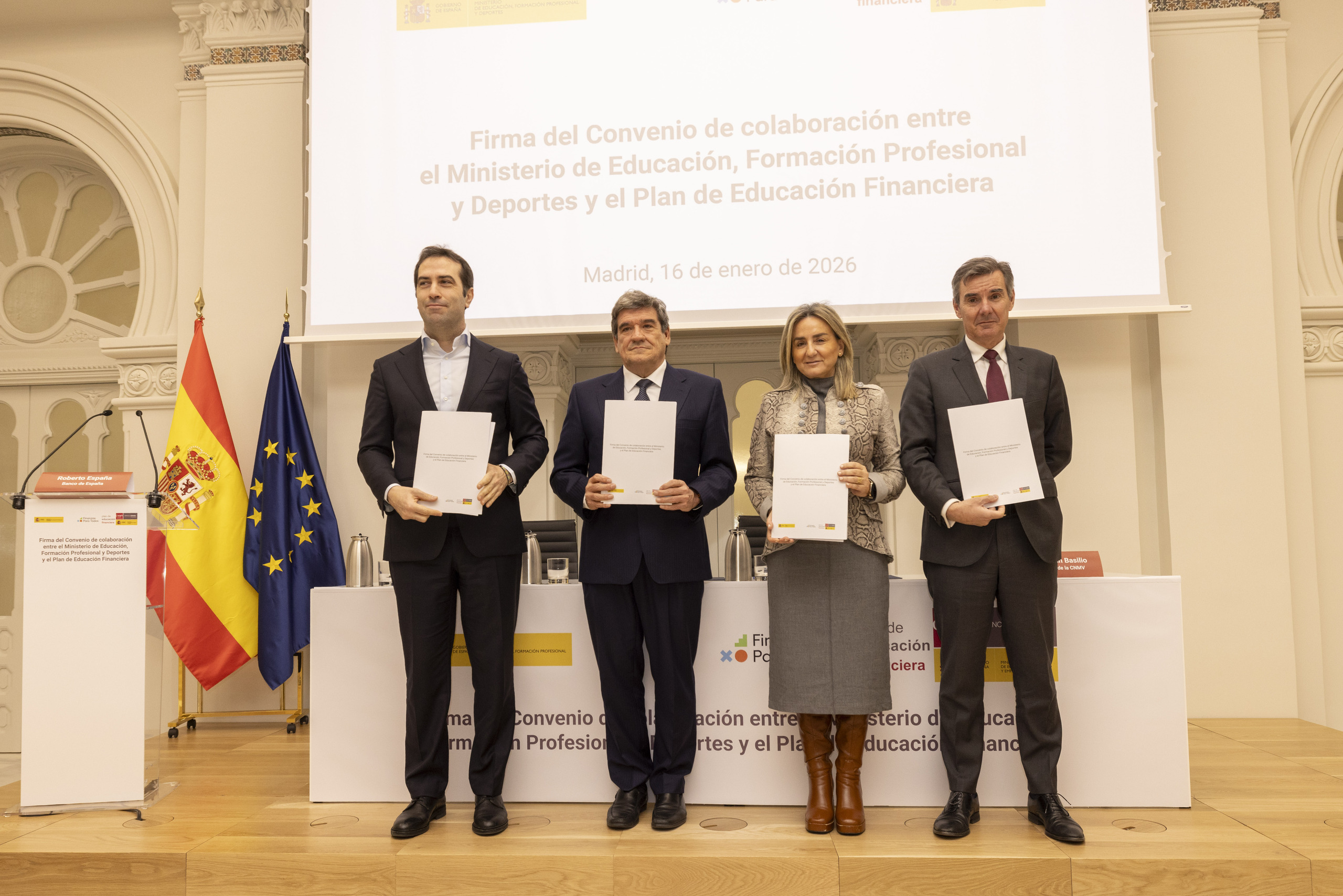 El Plan de Educación Financiera y el Ministerio de Educación refuerzan su compromiso para mejorar las competencias financieras de la ciudadanía