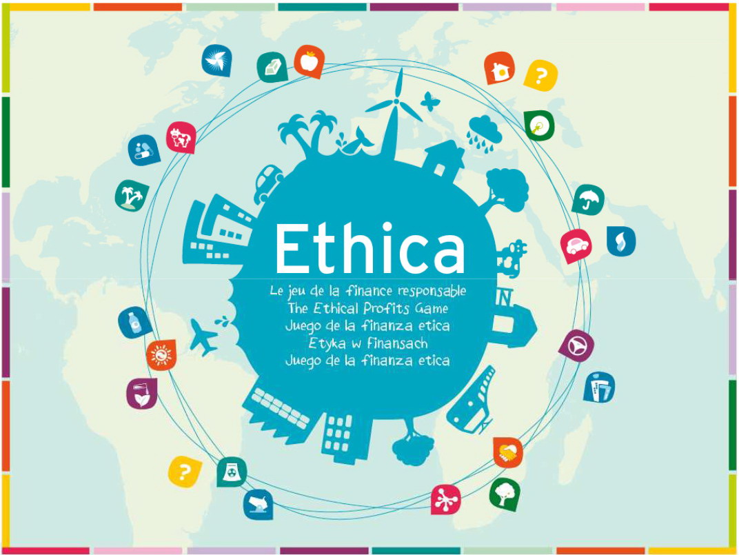 Juego : Ethica : juego de mesa sobre la ética bancaria y financiera.