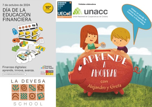 Taller Aprende a ahorrar con Alejandro y Greta